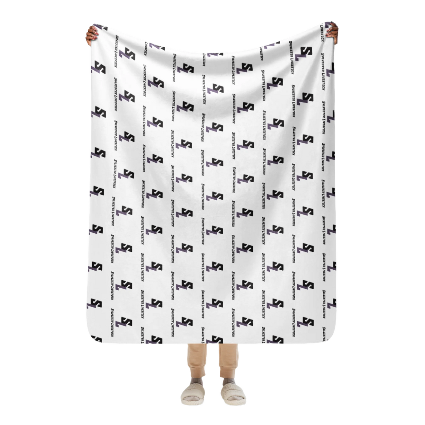 Sylvester Livestock Sherpa blanket